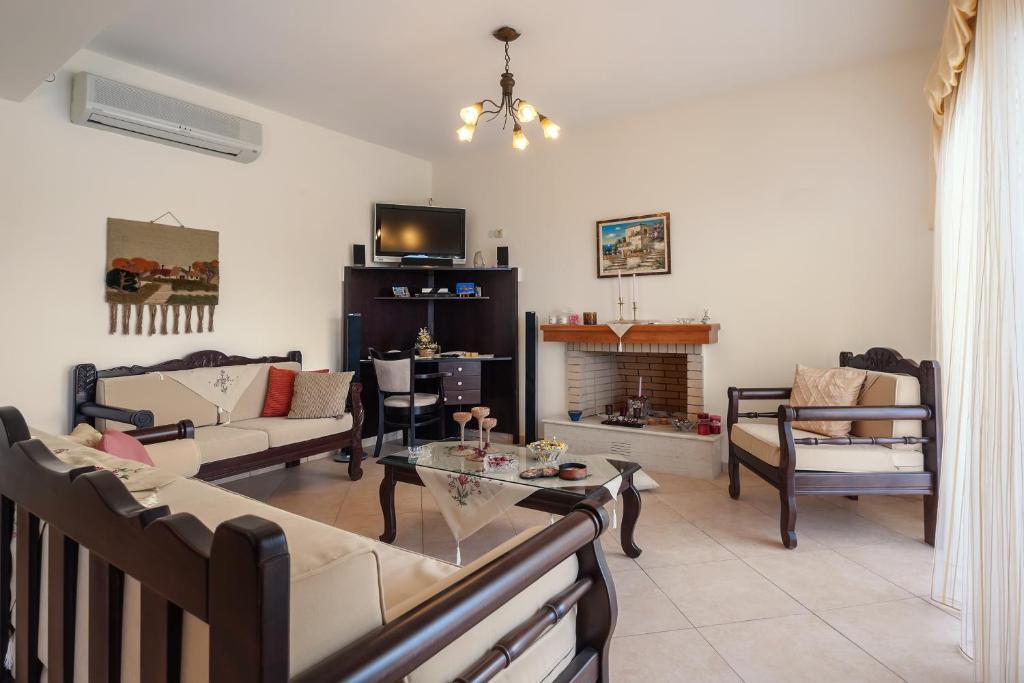 Triopetra Luxury Villas Fournou Lago חדר תמונה
